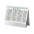 Calendario 2027 da tavolo mensile bicolore, 13 fogli su carta patinata opaca FullGadgets.com