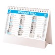 Calendario 2027 da tavolo mensile bicolore, 13 fogli su carta patinata opaca FullGadgets.com