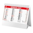 Calendario 2027 da tavolo mensile bicolore, 13 fogli su carta patinata opaca FullGadgets.com