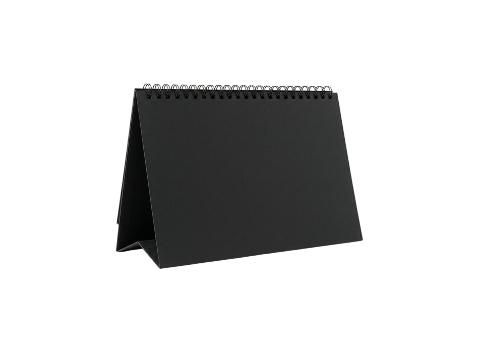 Calendario 2027 da tavolo mensile in cartoncino nero da 300 g/m2 FullGadgets.com