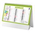 Calendario 2027 da tavolo mensile multicolore, 13 fogli su carta patinata opaca FullGadgets.com