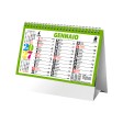 Calendario 2027 da tavolo mensile multicolore, 13 fogli su carta patinata opaca FullGadgets.com