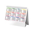 Calendario 2027 da tavolo mensile multicolore, 13 fogli su carta patinata opaca FullGadgets.com