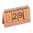 Calendario perpetuo in cartoncino con spirale (giorni e mesi in inglese) FullGadgets.com