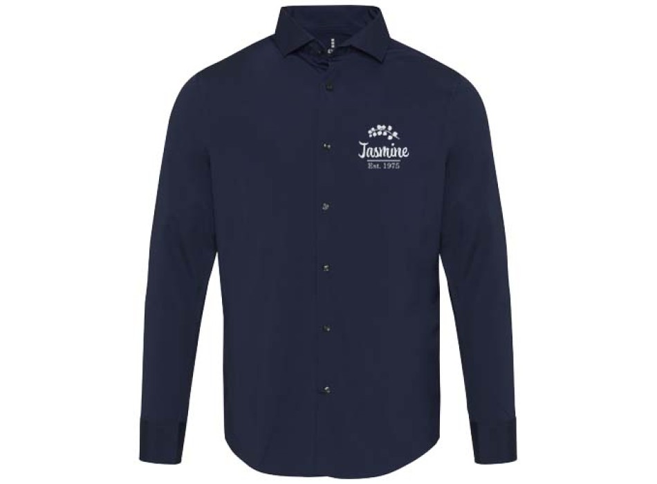 Camicia in tessuto di popeline da uomo Carnelian FullGadgets.com