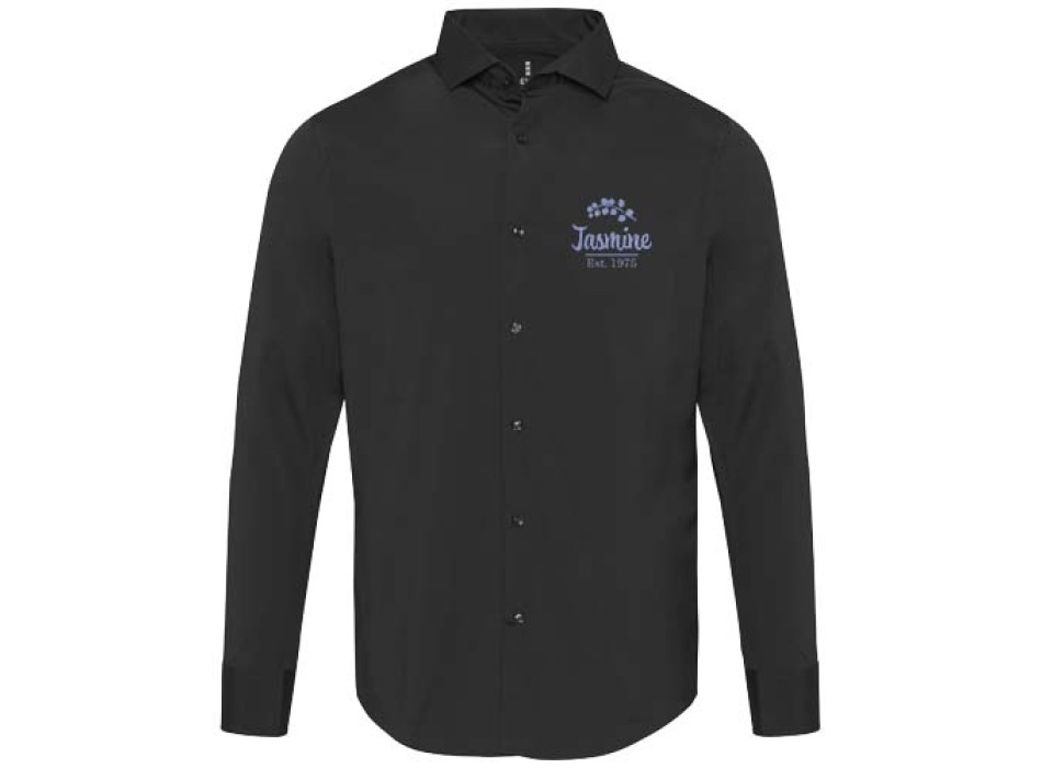 Camicia in tessuto di popeline da uomo Carnelian FullGadgets.com