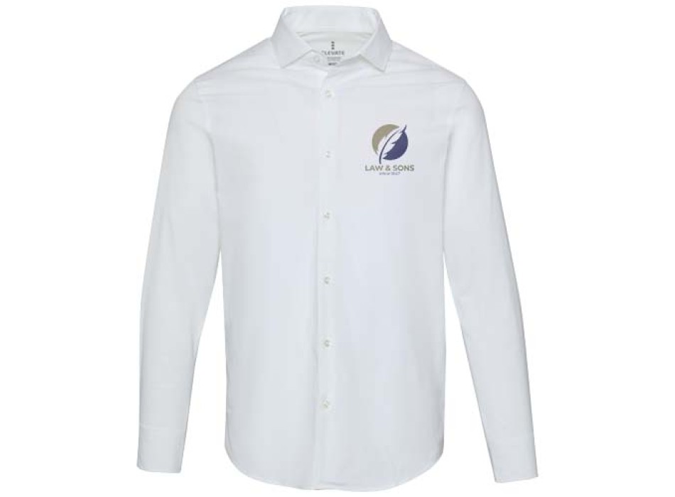 Camicia in tessuto di popeline da uomo Carnelian FullGadgets.com