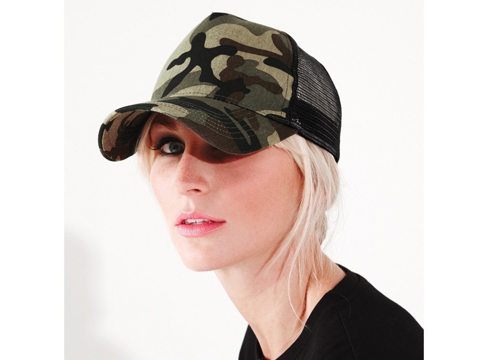 CAMO SNAPBACK TRUCKER 100%C FullGadgets.com