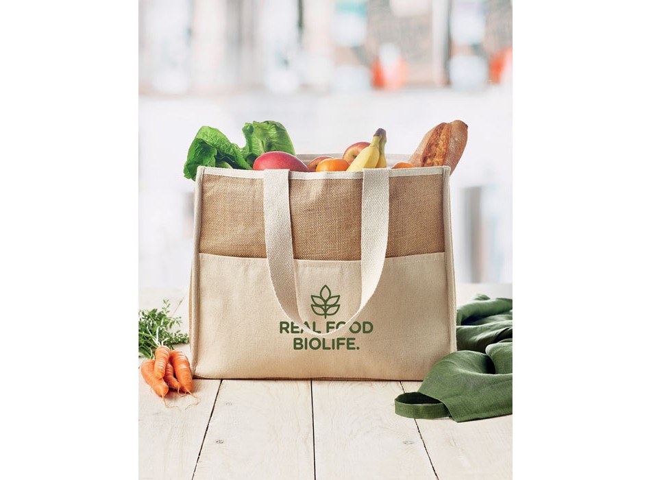 CAMPO DE GELI - Shopper in tela e juta FullGadgets.com