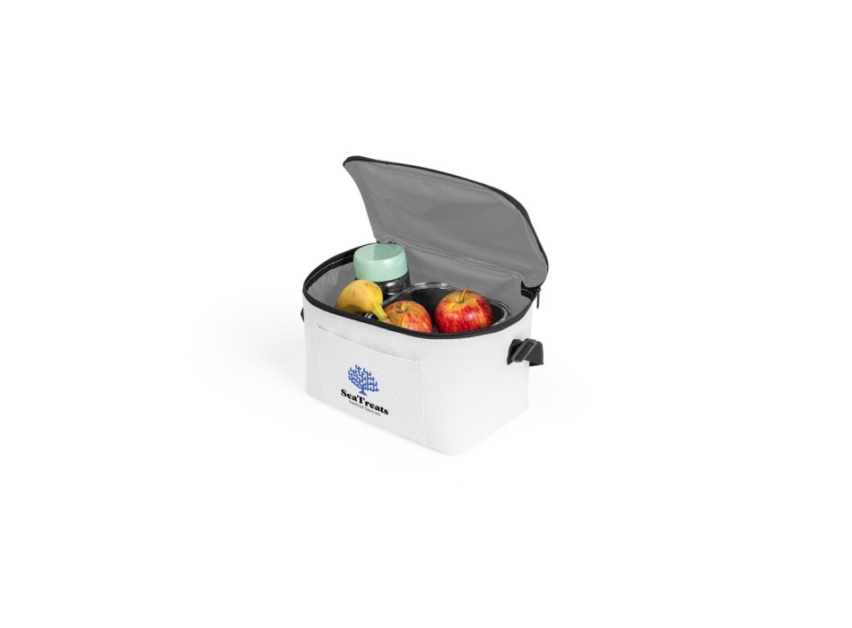 CANCUN. Borsa termica in poliestere riciclato 600D con cinghia regolabile 7 L FullGadgets.com