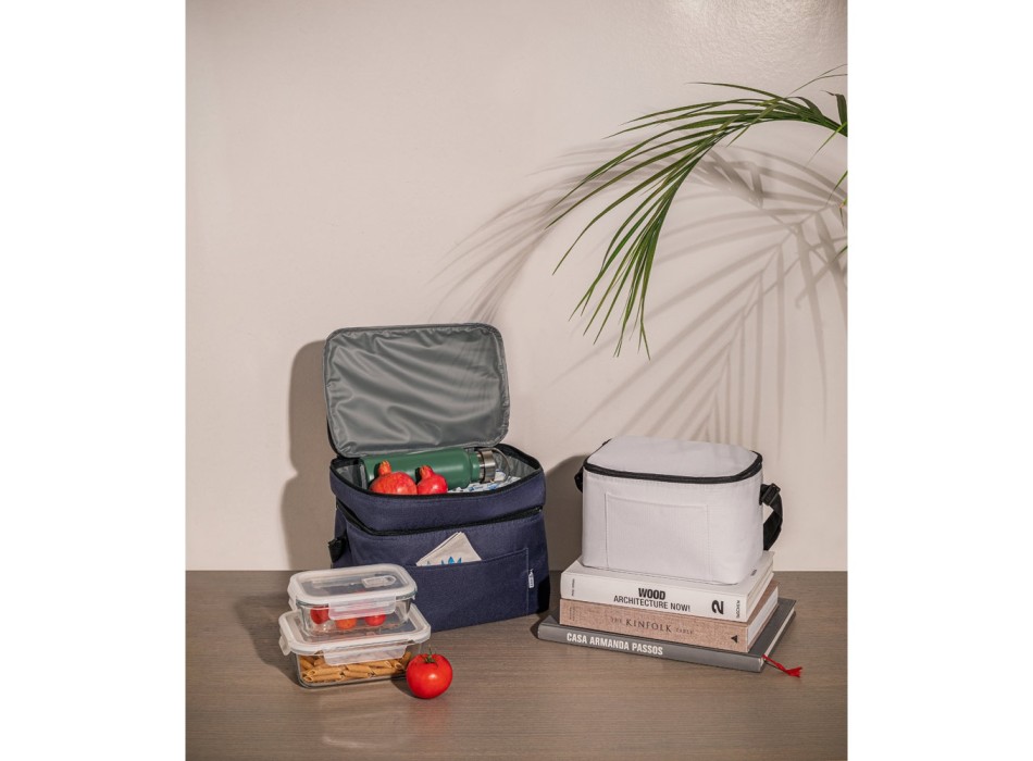 CANCUN LARGE. Borsa termica in poliestere riciclato 600D, con tracolla regolabile 14 L FullGadgets.com