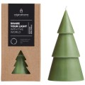 Candela a forma di albero di Natale Matcha - formato grande Originalhome