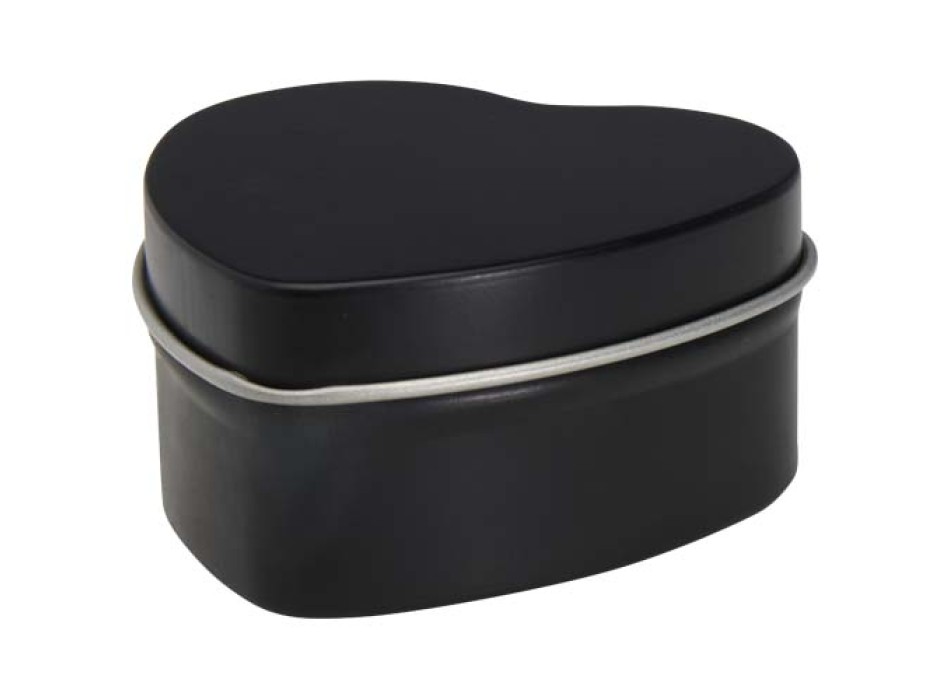 Candela in scatola di latta a forma di cuore all'aroma di vaniglia Blissful FullGadgets.com