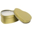 Candela in scatola di latta a forma di cuore all'aroma di vaniglia Blissful FullGadgets.com