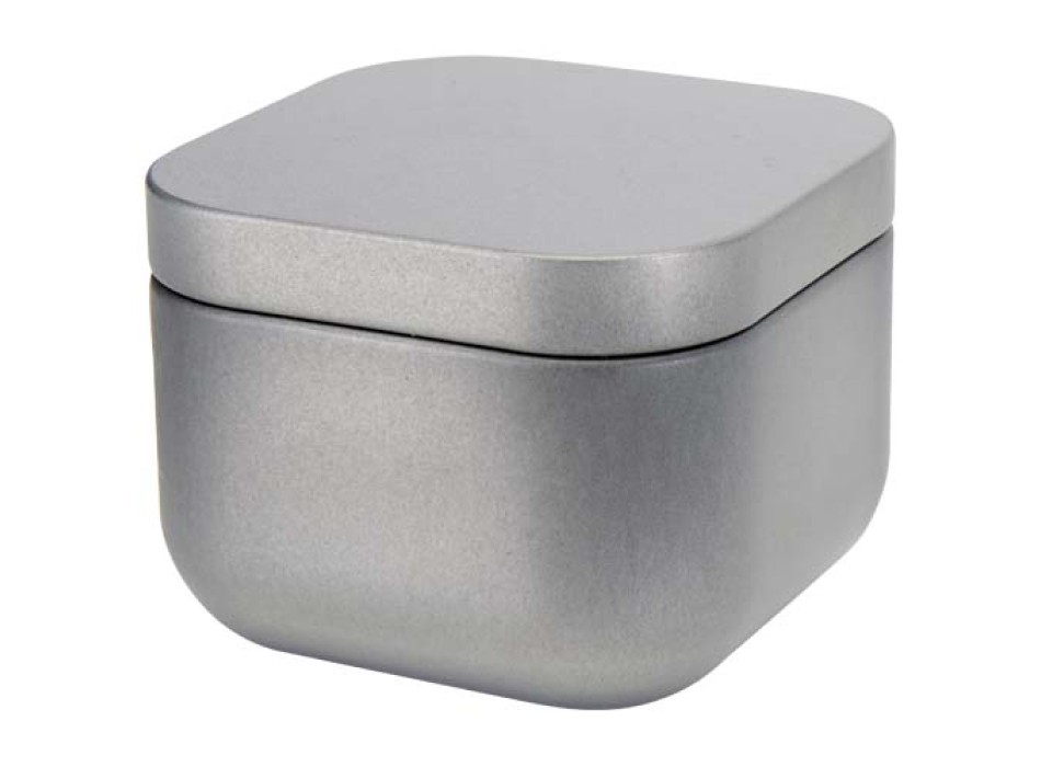 Candela in scatola di latta quadrata all'aroma di vaniglia Tindra FullGadgets.com