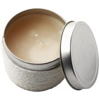 Candela profumata in scatola di metallo rivestita in corda Zora FullGadgets.com