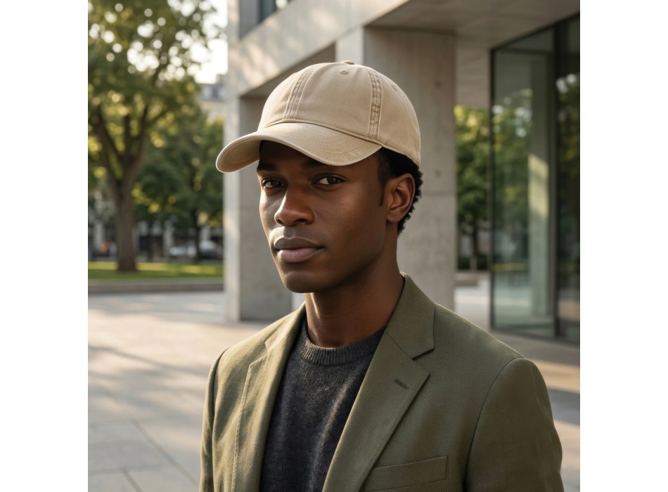 Cappellino 6 pannelli BEAU in twill di cotone AWARE™ 270 gm2 FullGadgets.com