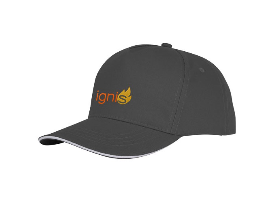 Cappellino con visiera sandwich Ceto a 5 pannelli FullGadgets.com