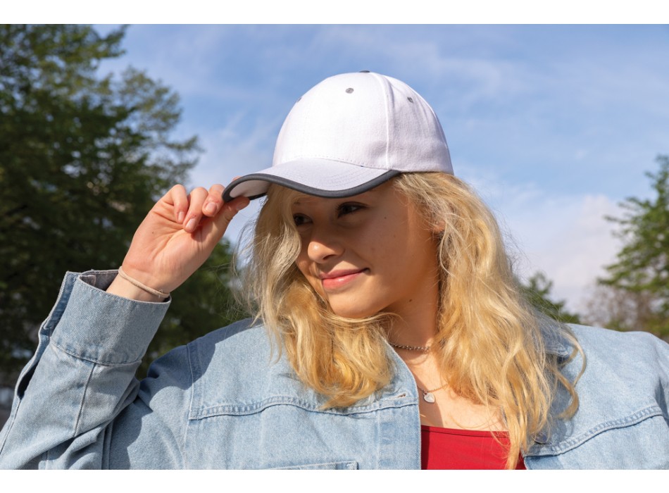 Cappellino contrast 6 pannelli in rcotton Impact AWARE™ 280g FullGadgets.com