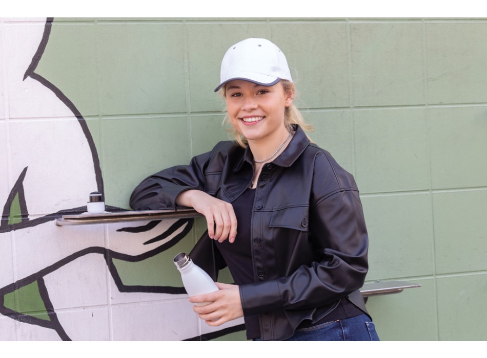 Cappellino contrast 6 pannelli in rcotton Impact AWARE™ 280g FullGadgets.com