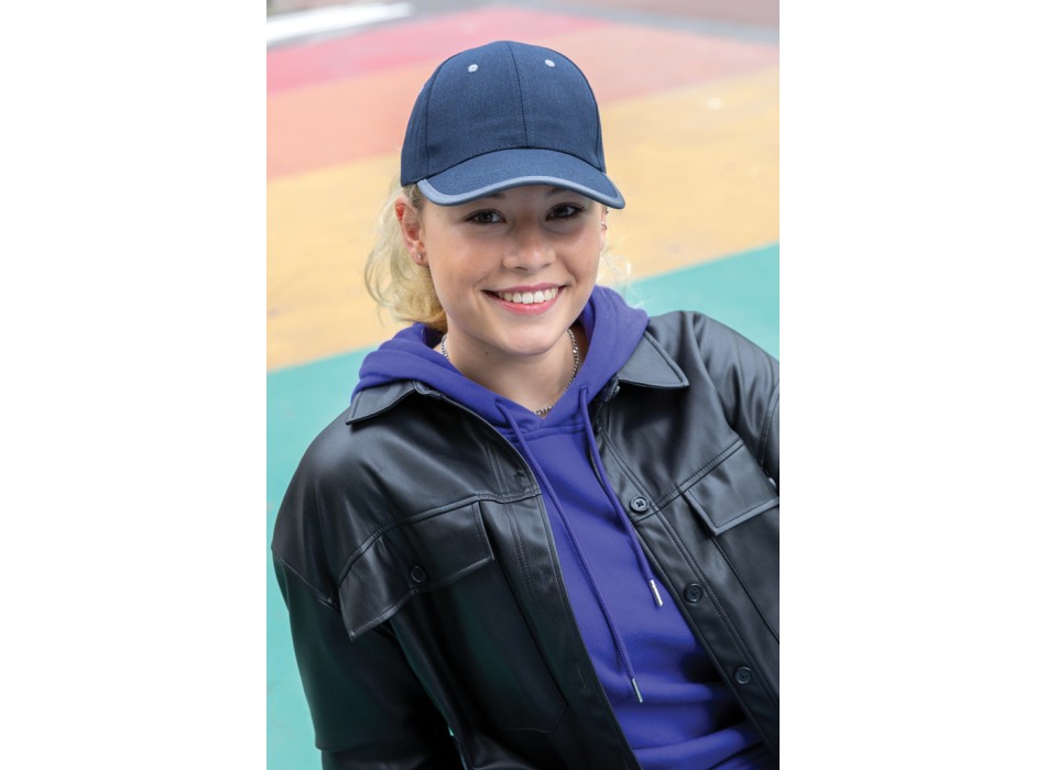 Cappellino contrast 6 pannelli in rcotton Impact AWARE™ 280g FullGadgets.com