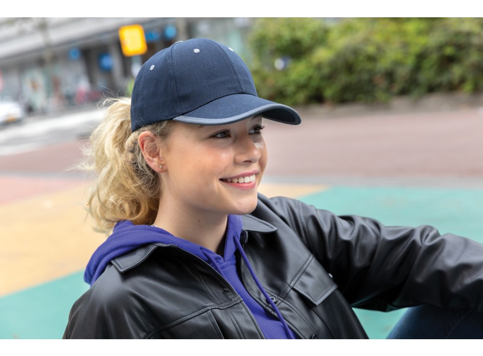 Cappellino contrast 6 pannelli in rcotton Impact AWARE™ 280g FullGadgets.com