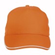 Cappellino in cotone, 5 pannelli con profilo in contrasto FullGadgets.com