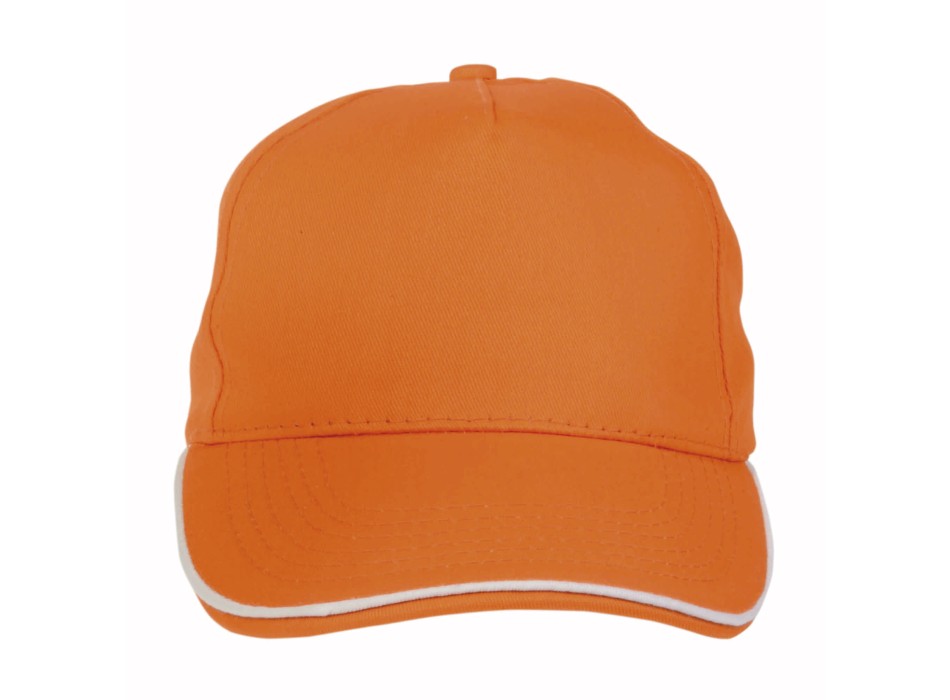 Cappellino in cotone, 5 pannelli con profilo in contrasto FullGadgets.com