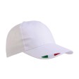 Cappellino in cotone, 5 pannelli con ricamo tricolore FullGadgets.com