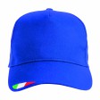 Cappellino in cotone, 5 pannelli con ricamo tricolore FullGadgets.com