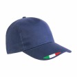 Cappellino in cotone, 5 pannelli con ricamo tricolore FullGadgets.com