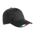 Cappellino in cotone, 5 pannelli con ricamo tricolore FullGadgets.com