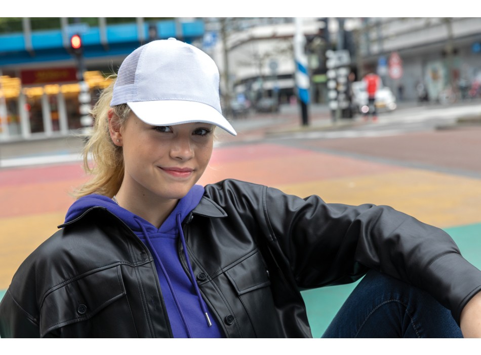 Cappellino trucker 5 pannelli in rcotton Impact AWARE™ 190gr FullGadgets.com