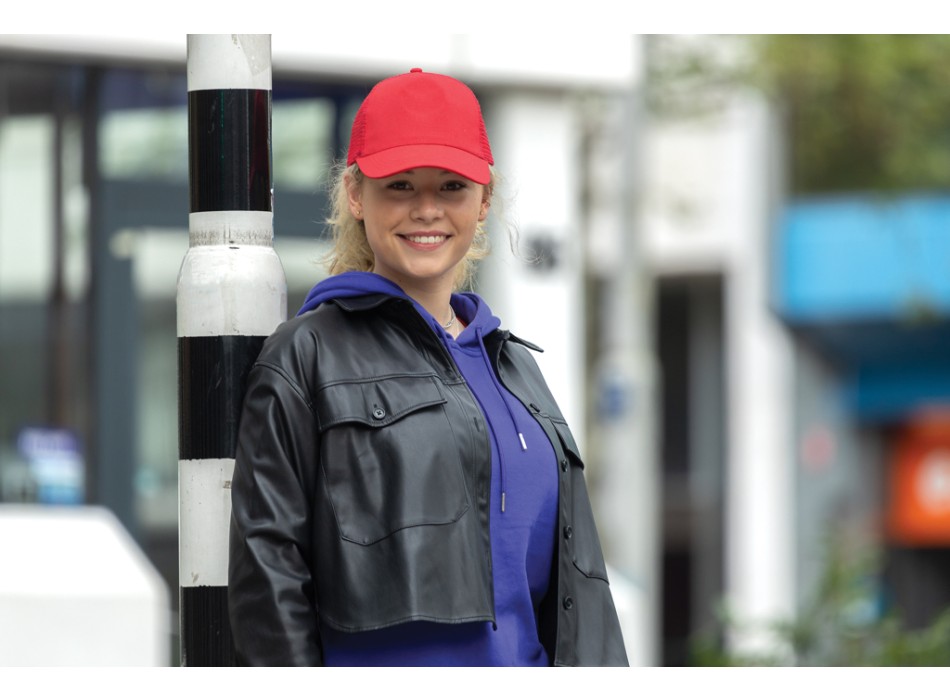 Cappellino trucker 5 pannelli in rcotton Impact AWARE™ 190gr FullGadgets.com