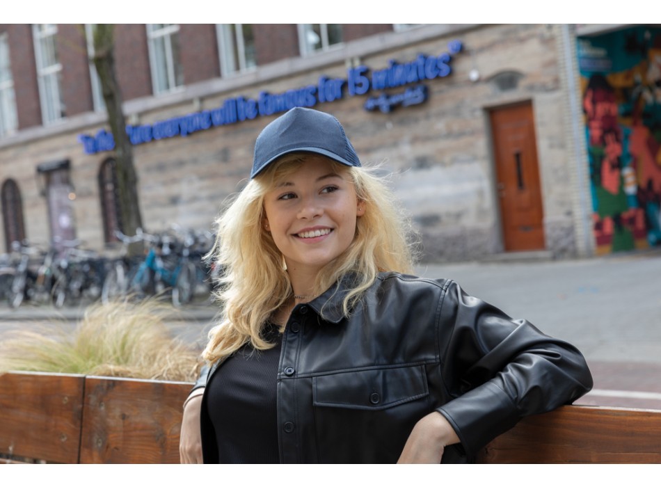 Cappellino trucker 5 pannelli in rcotton Impact AWARE™ 190gr FullGadgets.com