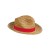 Cappello In Paglia Con Fascia Elastica 2,5 Cm Applicabile E Personalizzabile