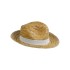Cappello In Paglia Con Fascia Elastica 2,5 Cm Applicabile E Personalizzabile