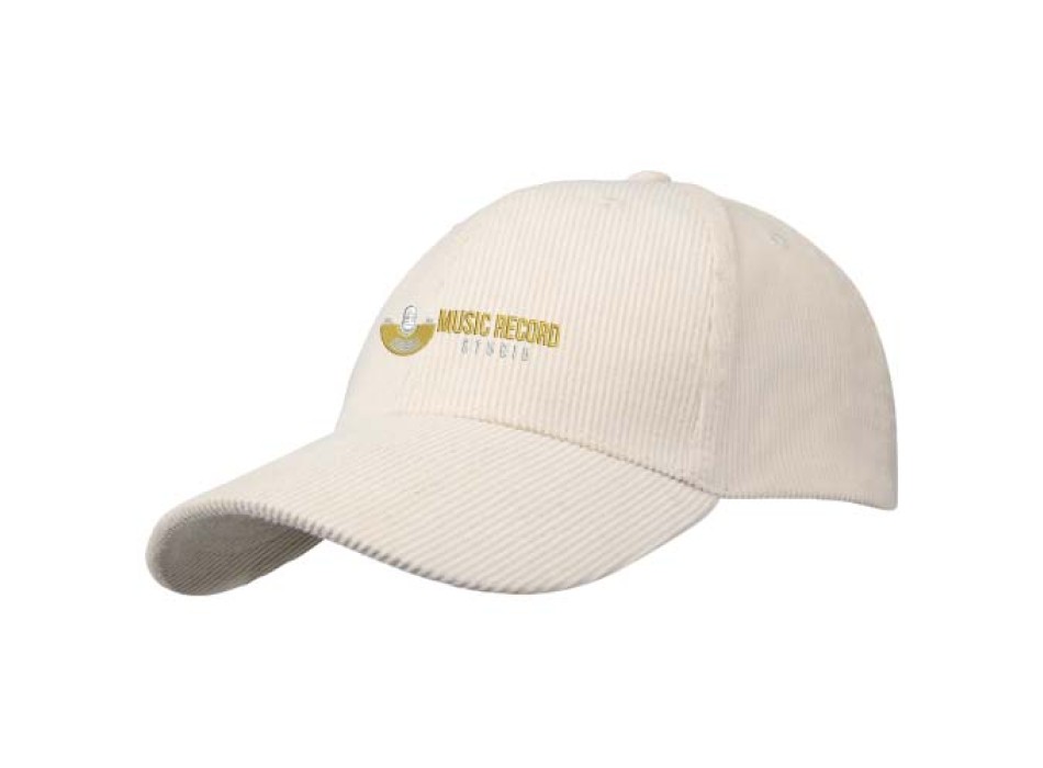 Cappello in velluto a coste a 6 pannelli in tessuto riciclato Hutton FullGadgets.com