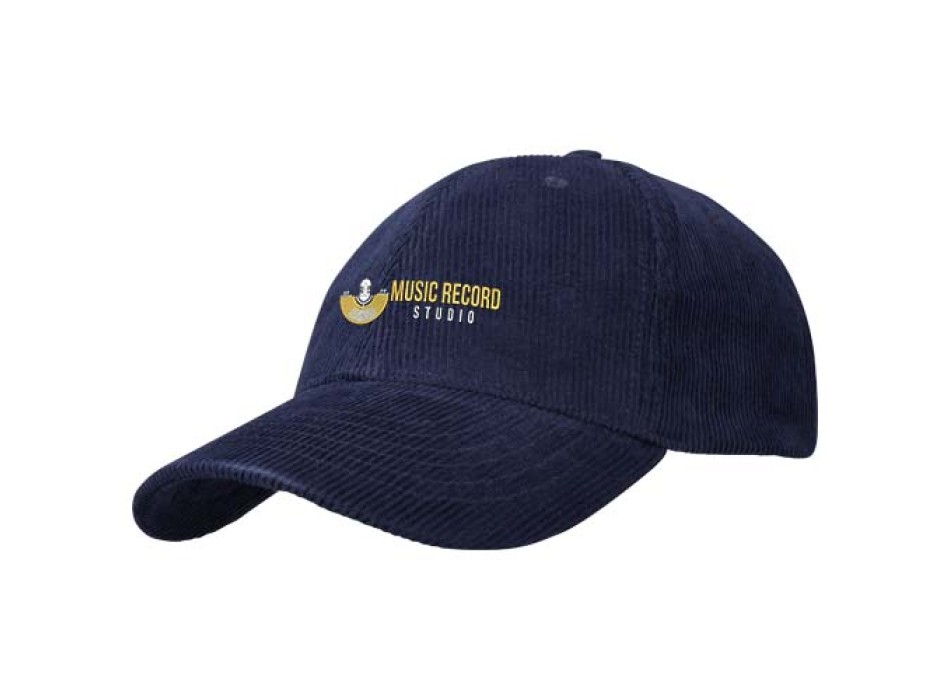 Cappello in velluto a coste a 6 pannelli in tessuto riciclato Hutton FullGadgets.com