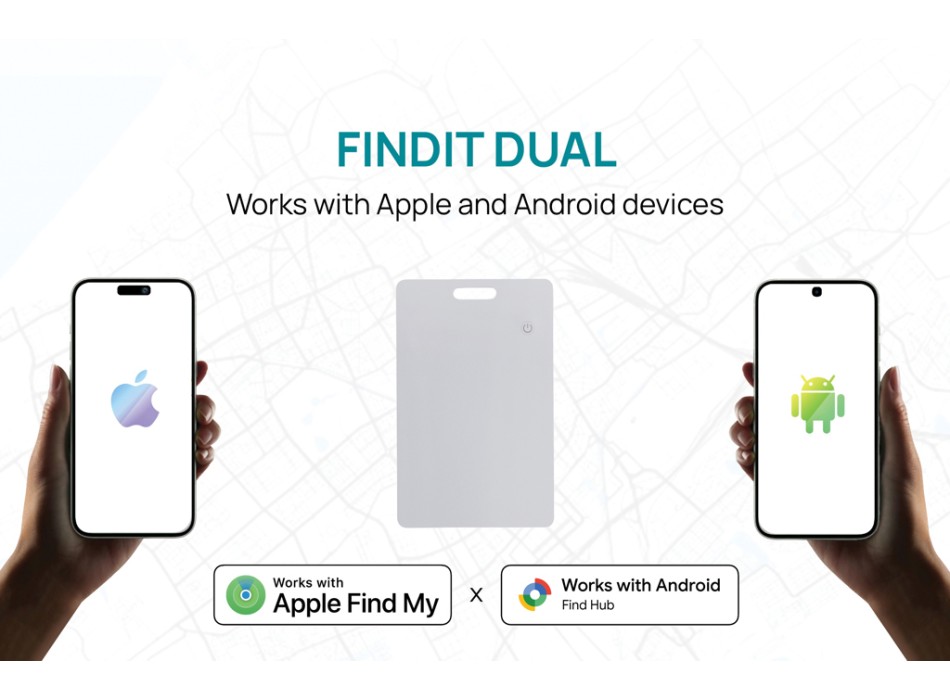 Card ultrasottile ricaricabile Findit Dual rPlastic RCS FullGadgets.com