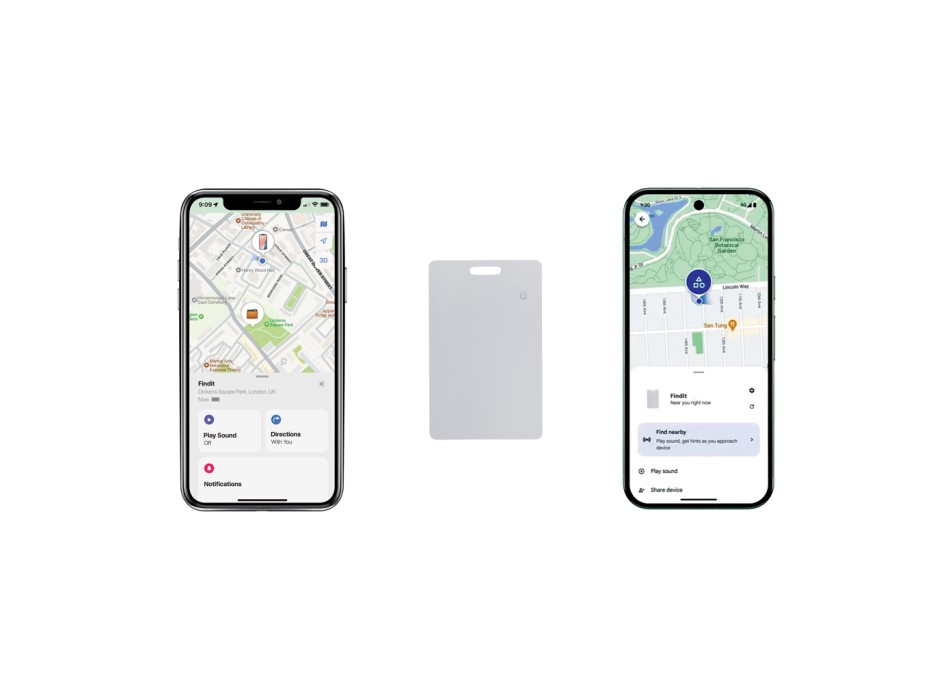 Card ultrasottile ricaricabile Findit Dual rPlastic RCS FullGadgets.com