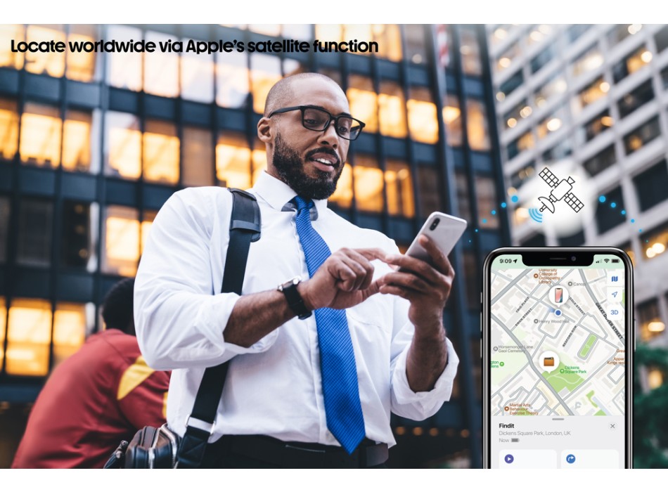 Card  ultrasottile ricaricabile Findit in rABS RCS FullGadgets.com