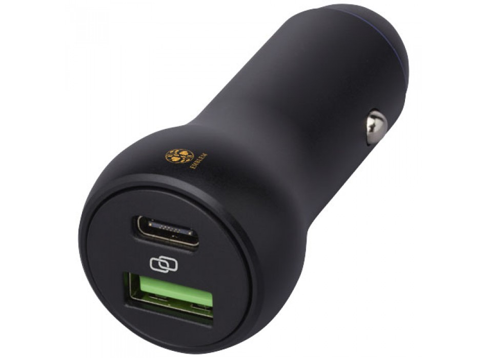 Caricabatterie doppio per auto da 55 W (USB-C/USB-A) Pilot FullGadgets.com