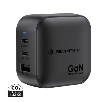 Caricabatterie GAN Urban Vitamin Santa Cruz 70W in rPC RCS FullGadgets.com