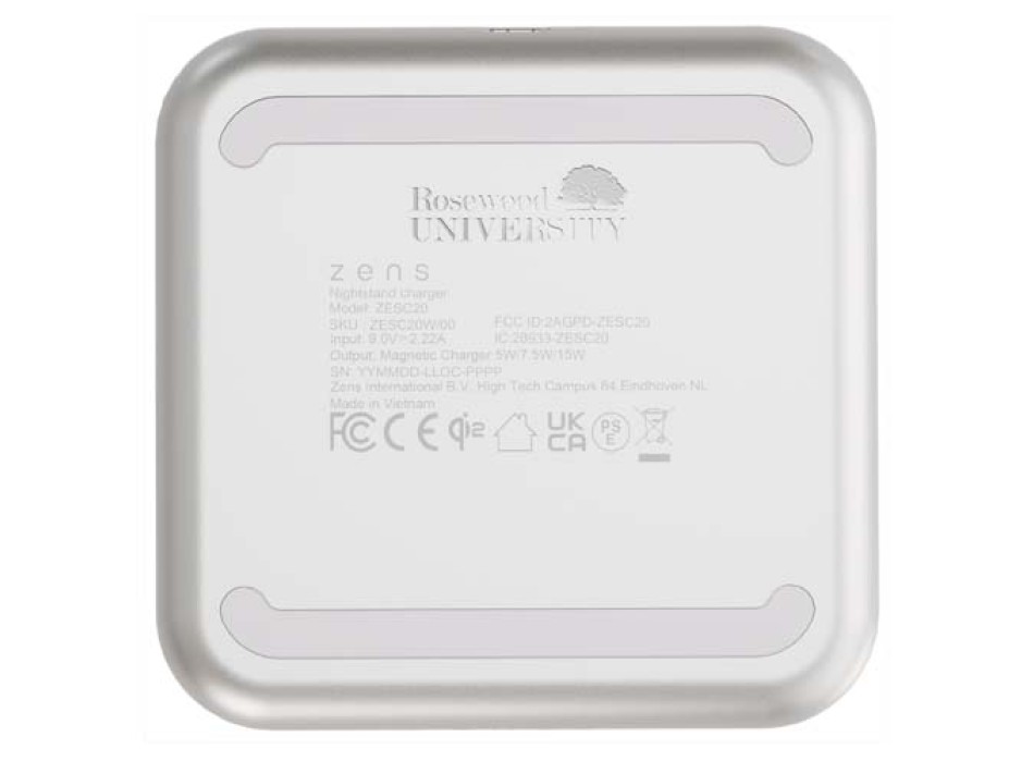 Caricabatterie magnetico da comodino da 15 W Zens FullGadgets.com