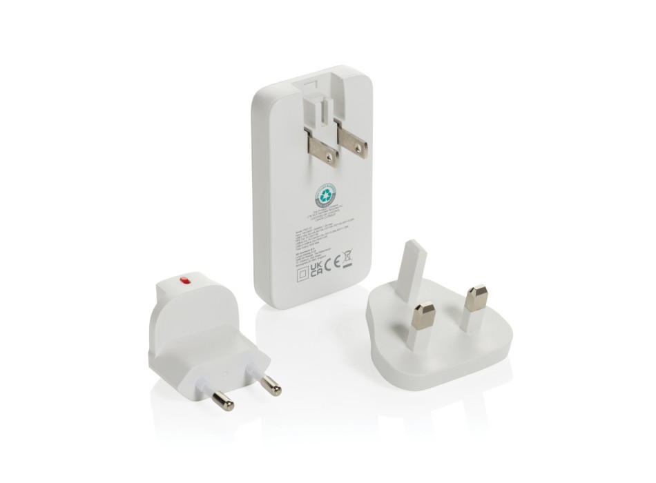Caricabatterie sottile Fluxo 65W GAN con conettori RCS FullGadgets.com