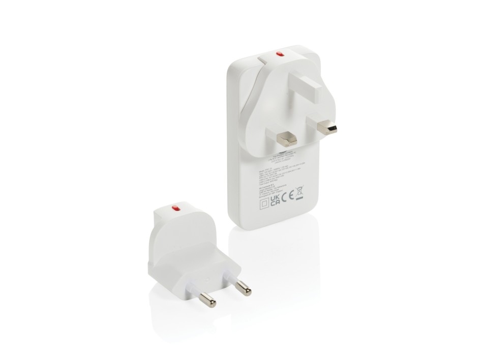 Caricabatterie sottile Fluxo 65W GAN con conettori RCS FullGadgets.com