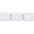 Caricabatterie wireless 3 in 1 da 15 W pieghevole in plastica riciclata Armus FullGadgets.com