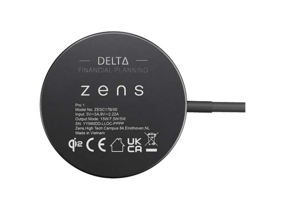 Caricabatterie wireless da 15 W Zens Pro 1 FullGadgets.com