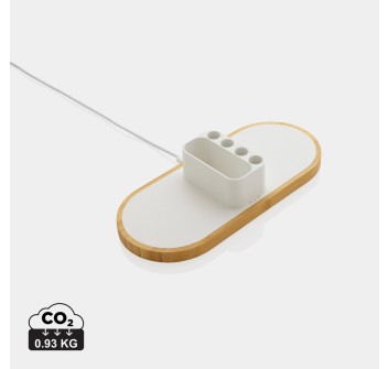 Caricatore dual wireless 10W Ontario plastica riciclata RCS FullGadgets.com